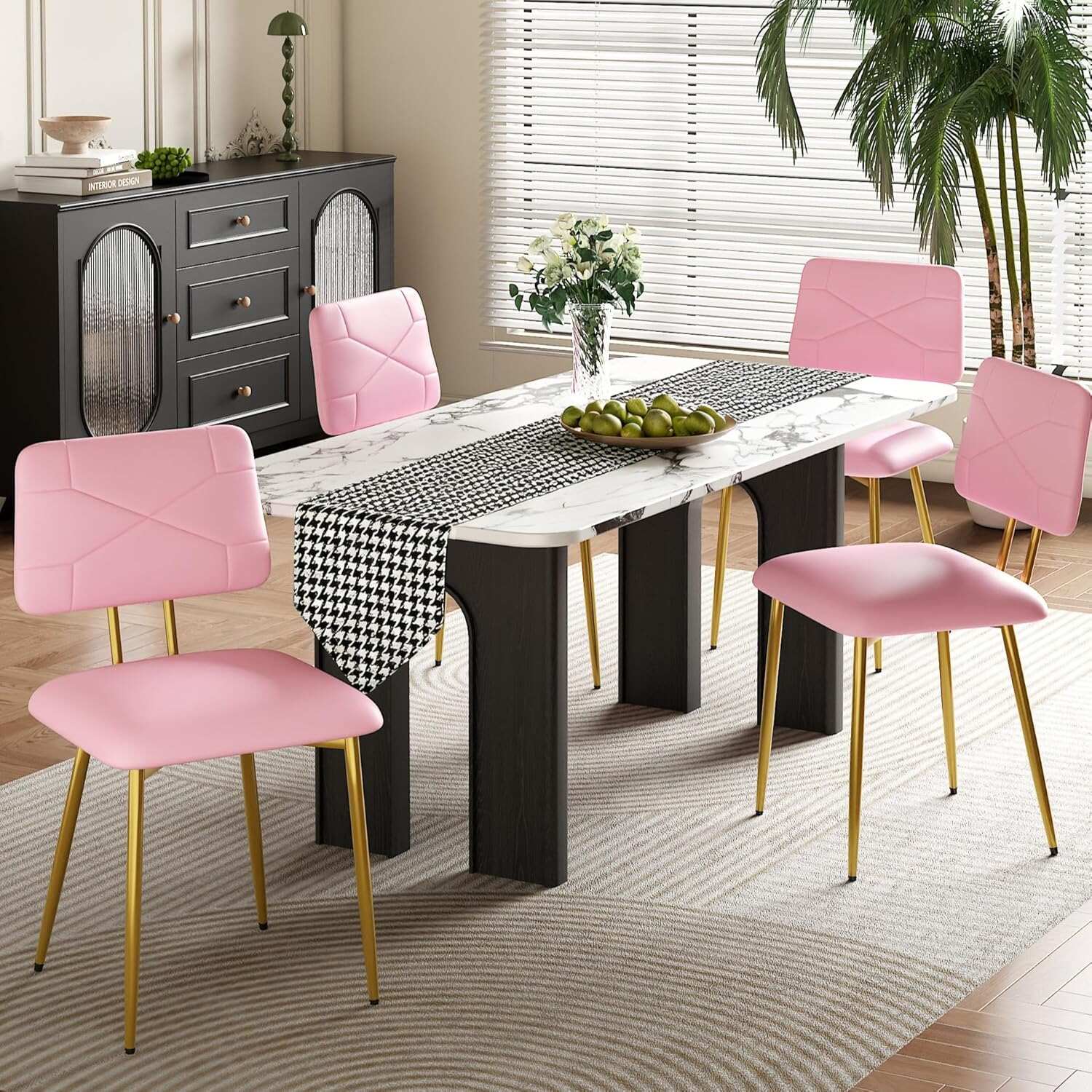 VECELO Dining Chairs Set of 2