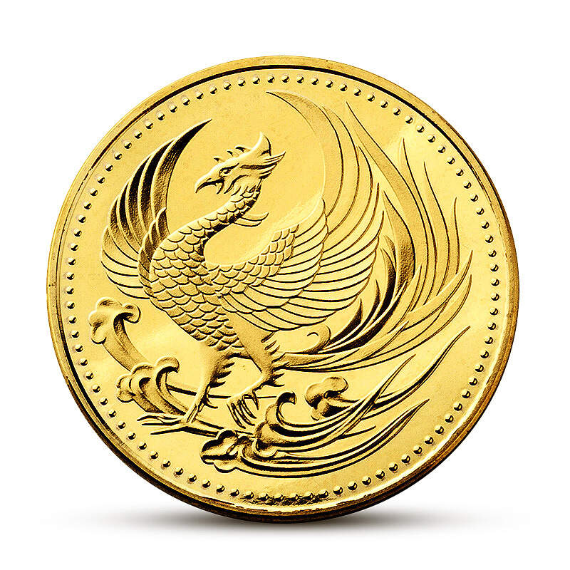 Phoenix Gold Coin Japanese Traditional Culture