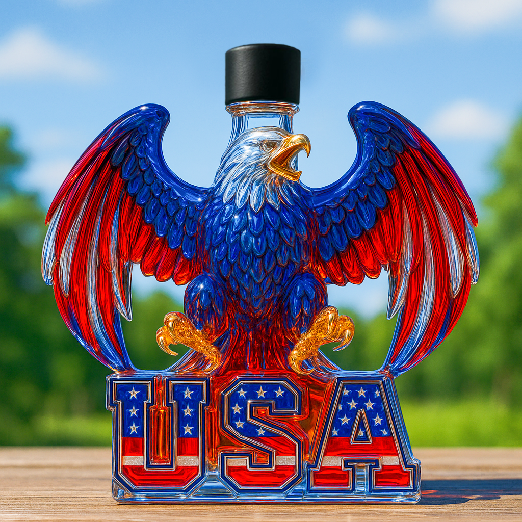 Patriot Bald Eagle Whiskey Bottle