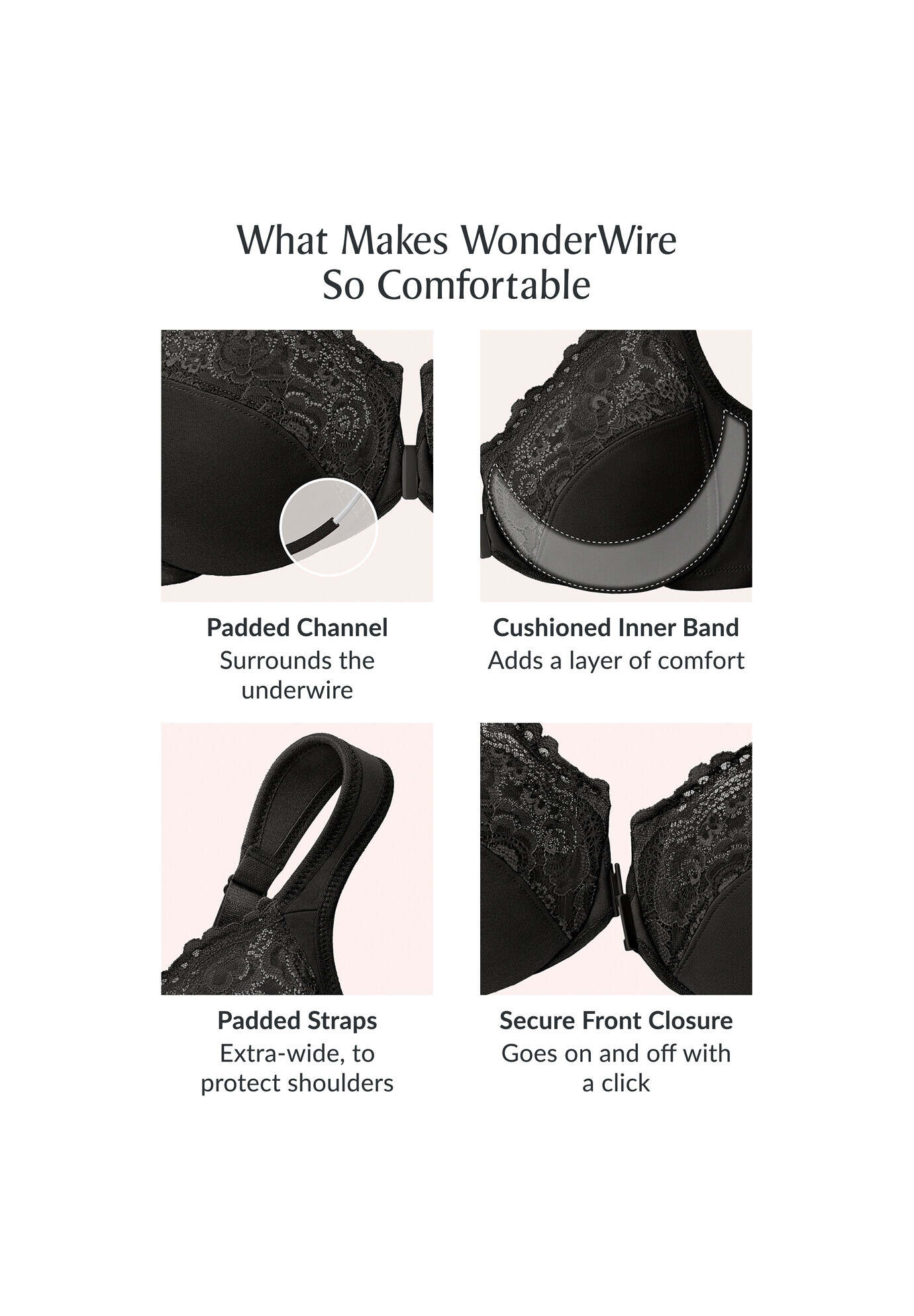 Wonderwire® Front-Close Underwire Bra 1245