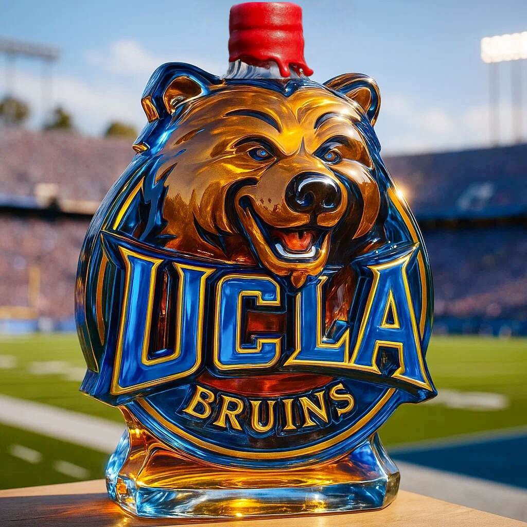 UCLA Bruins Whiskey Bottle