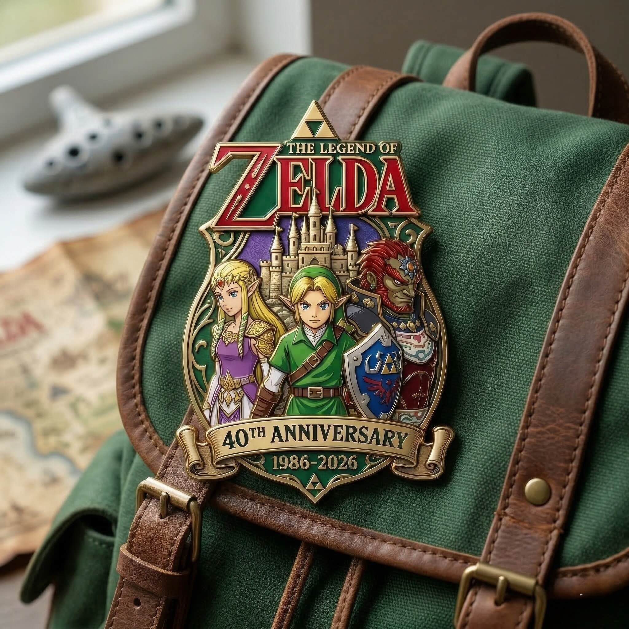 The Legend of Zelda 40th Anniversary Collector Emblem Badge