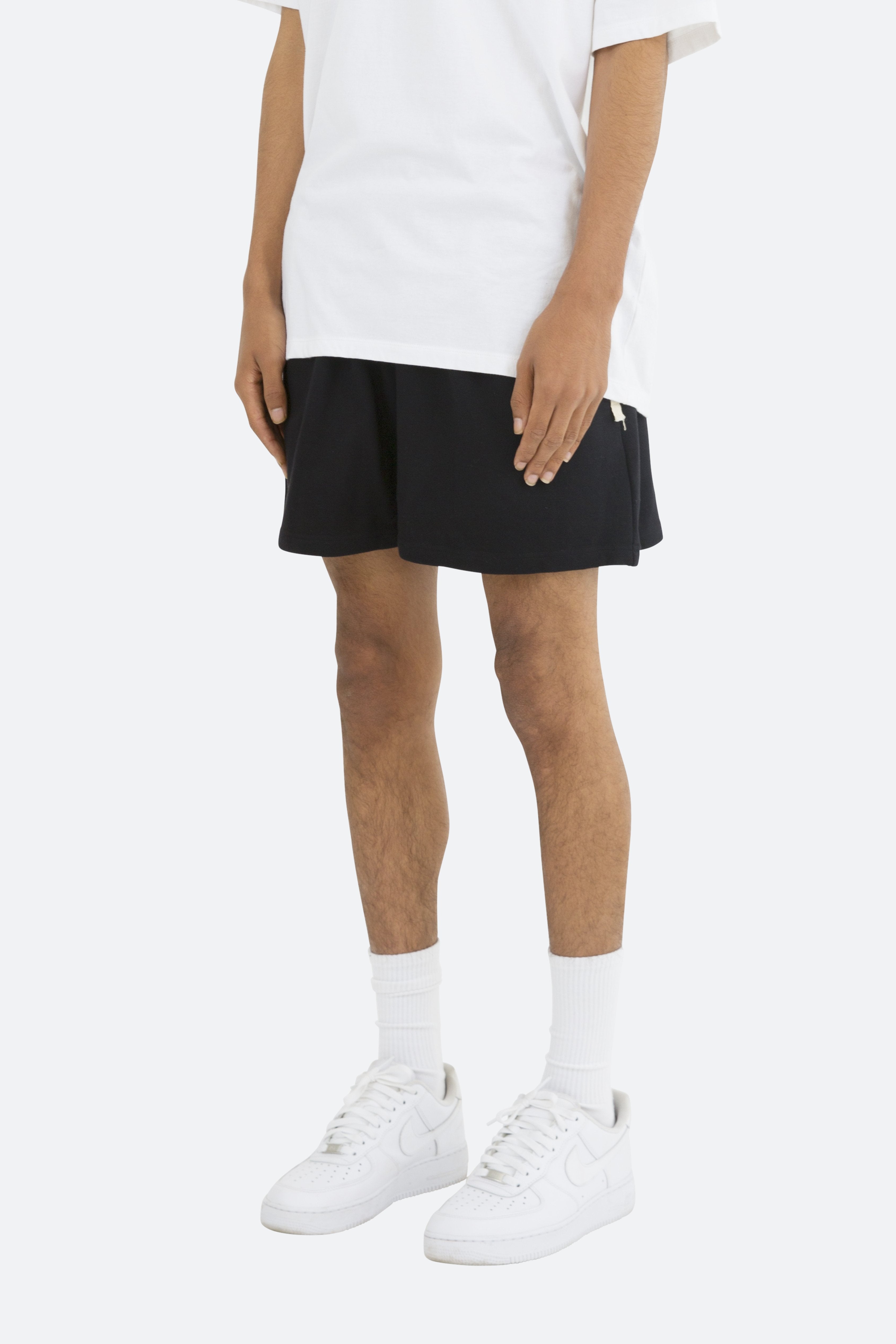 Pocket Tape Sweatshorts - Black