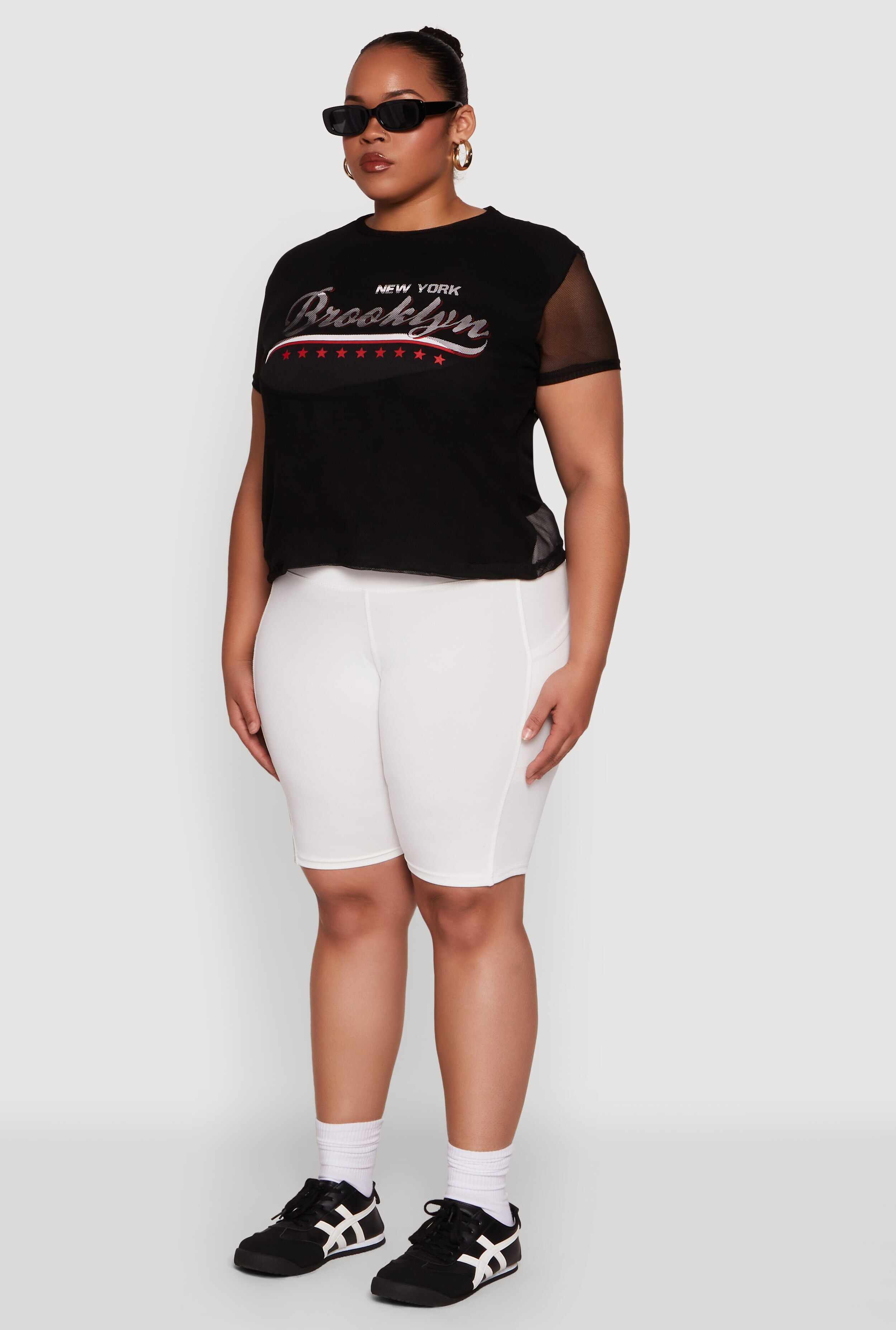 Plus Size New York Brooklyn Graphic Top