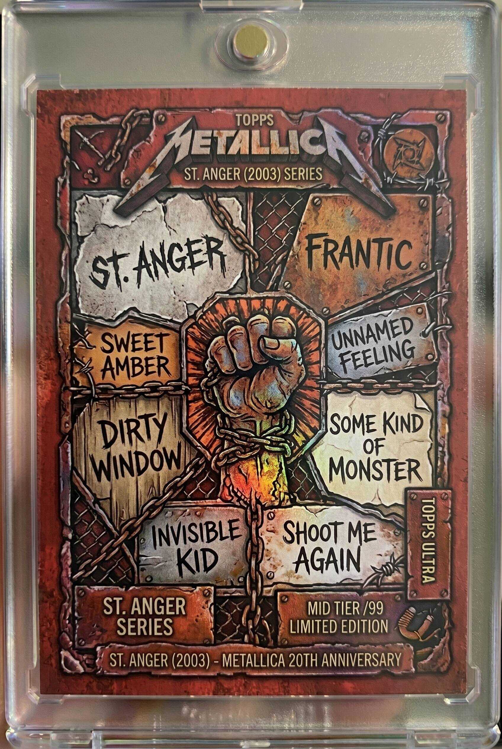 Metallica 45th Anniversary Trading Cards Collector Box