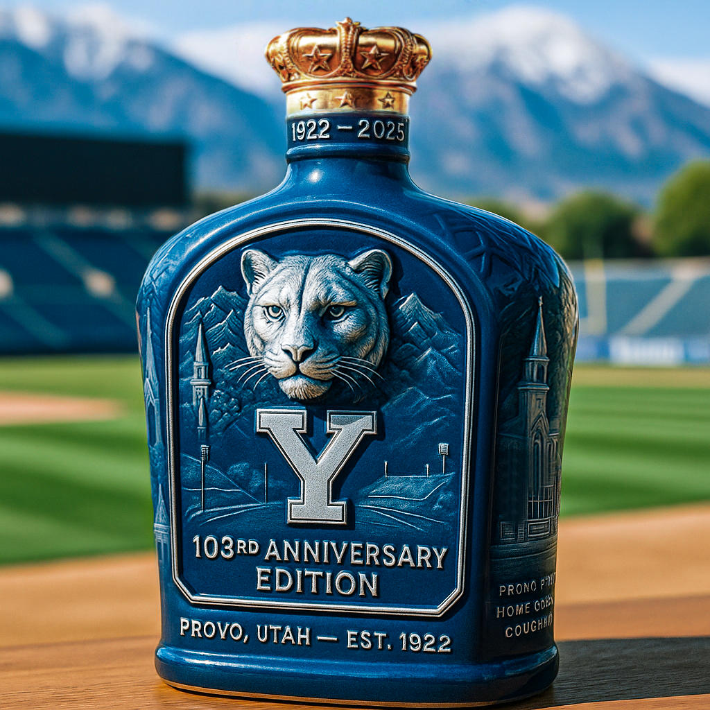 BYU 103th Anniversary Whiskey Bottle