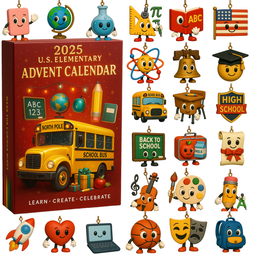 American K-12 Education Theme 2025 Advent Calendar