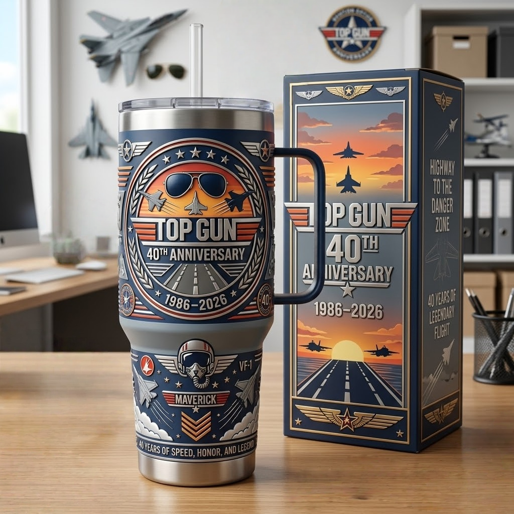 Top Gun 40th Anniversary Commemorative Tumbler