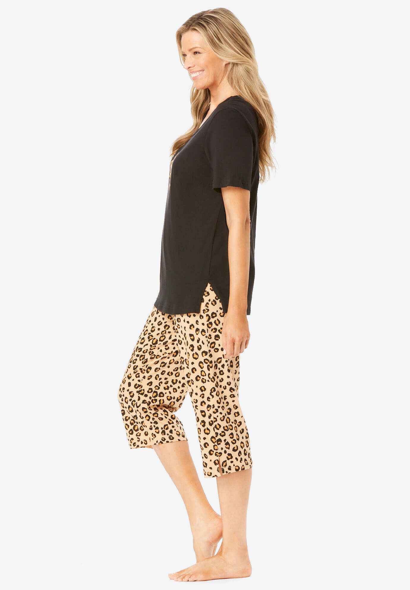 2-Piece Capri PJ Set