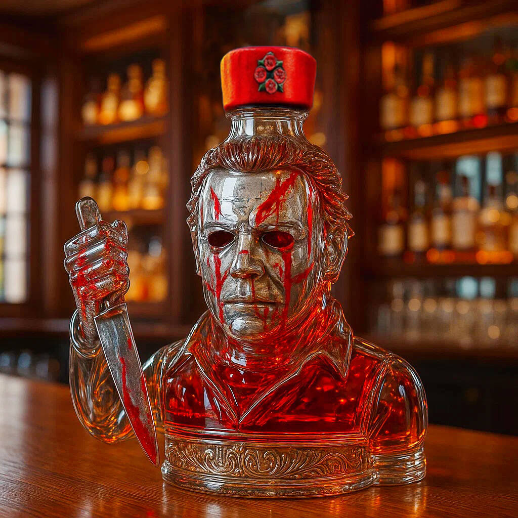 Michael Myers Whiskey Bottle