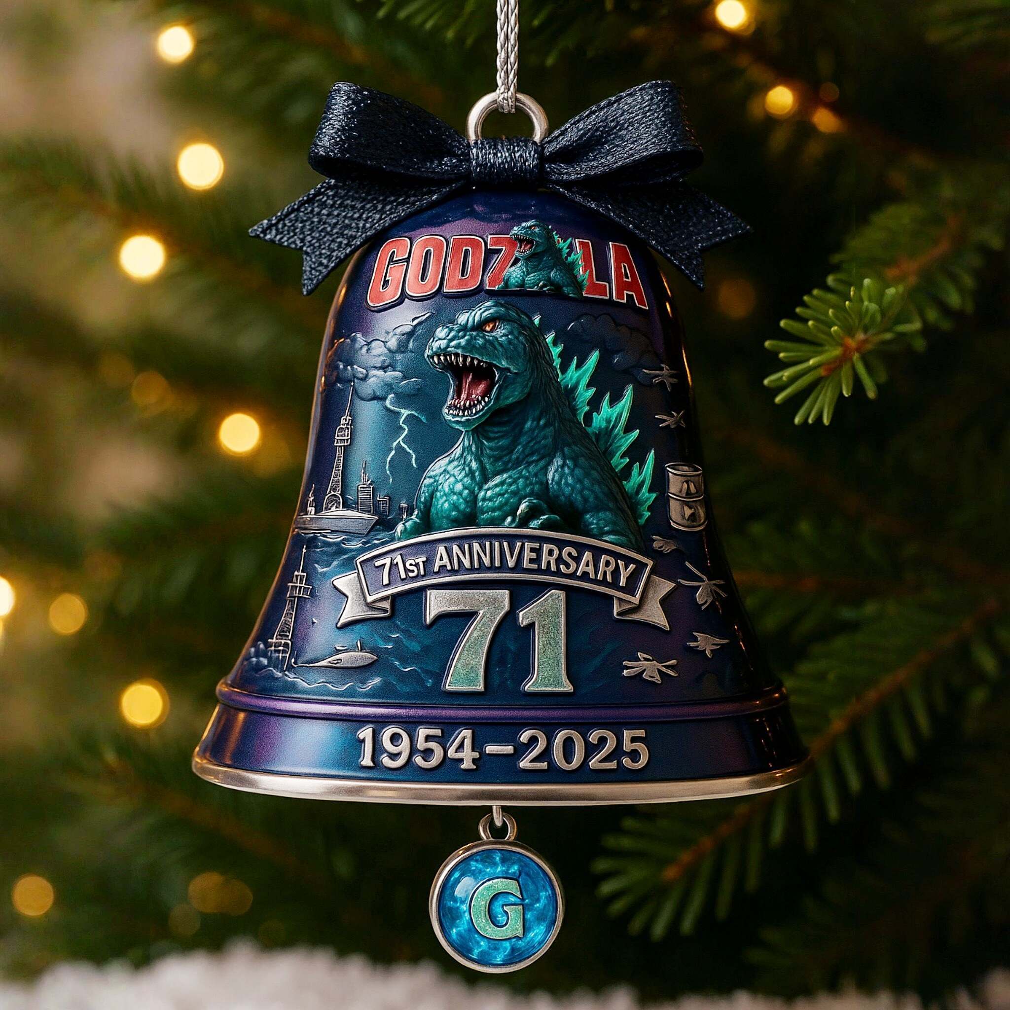 King Of Monster 71st Anniversary Bell Ornament