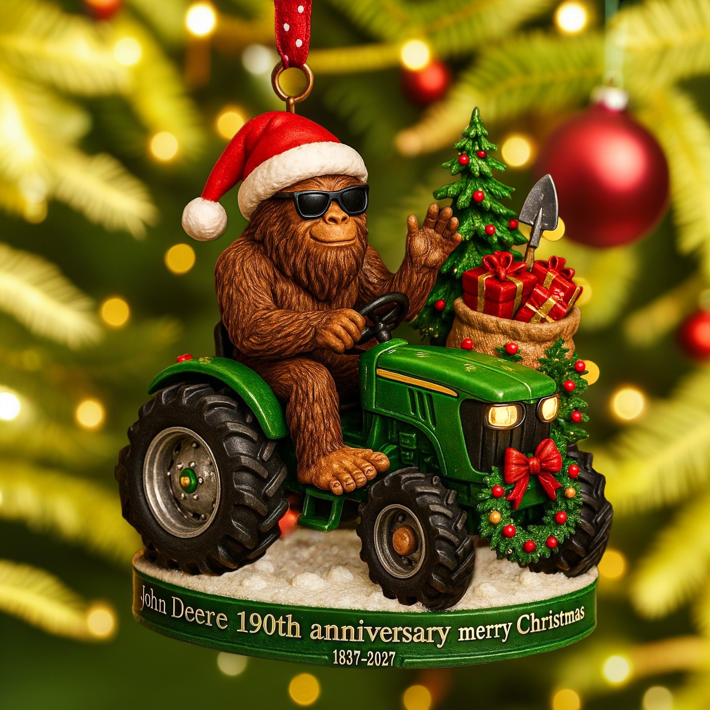 John Deere 190th Anniversary Christmas Ornament (1837–2027)