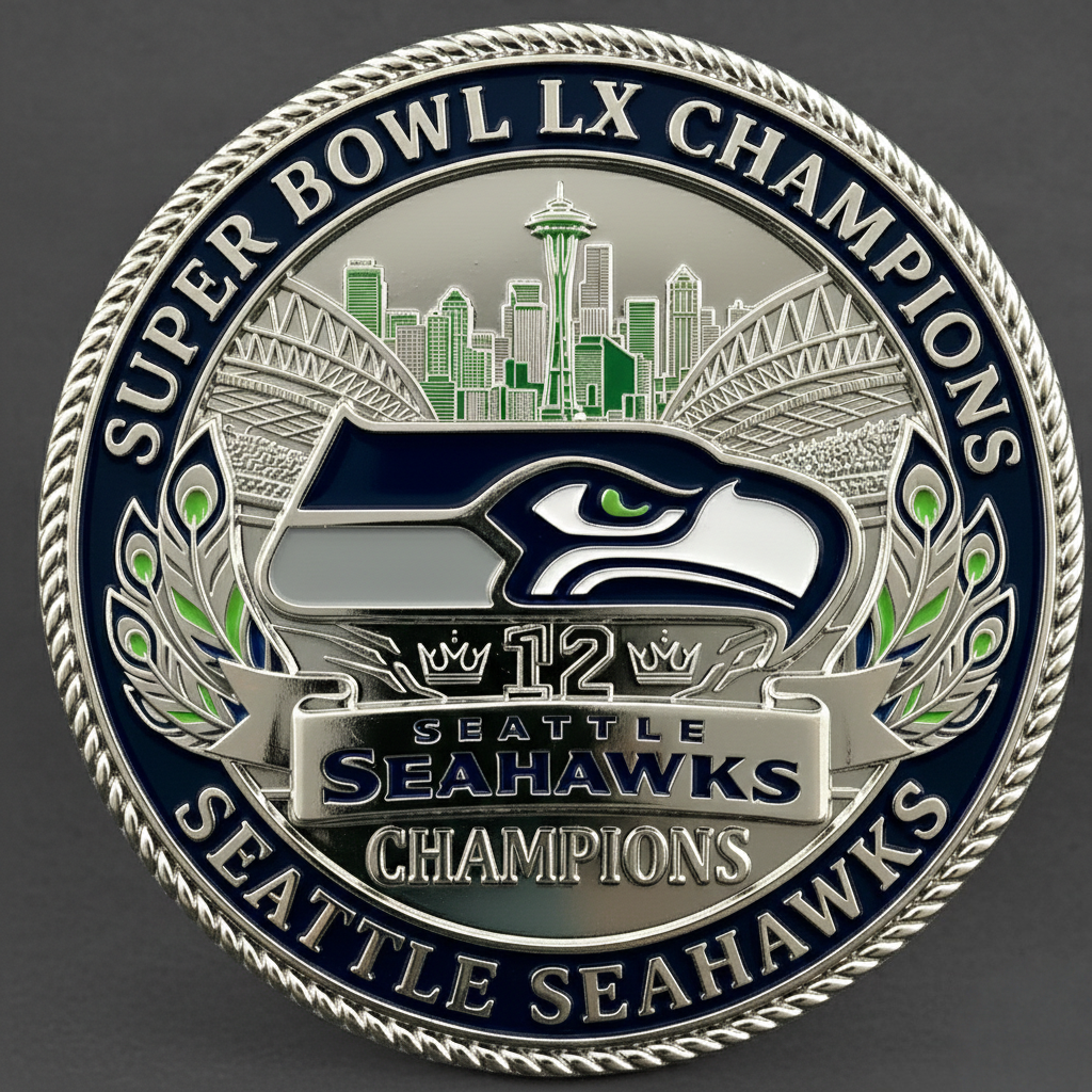 Seattle Seahawks Super Bowl LX Champions Commemorative Coin
