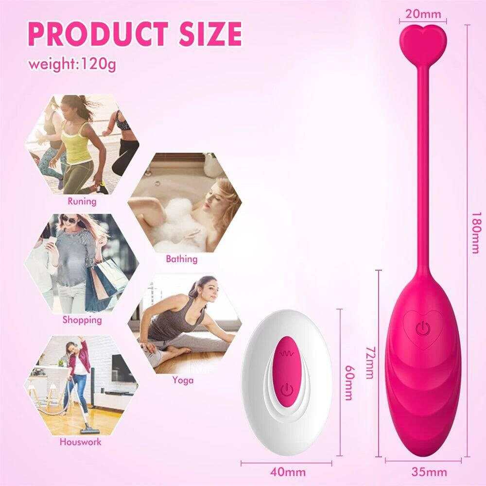 Wireless Remote Control Vibrating Egg: Clitoral Stimulator for Women