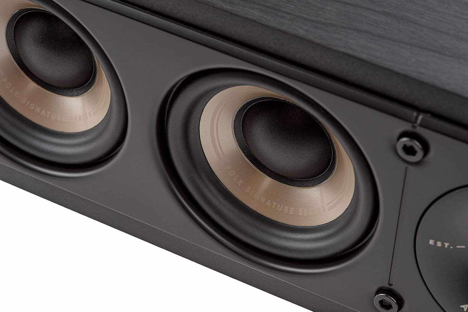 Polk Audio Signature Elite ES20 Bookshelf Speaker - Hi-Res Audio Certified,Dolby Atmos & DTS:X Compatible, 1