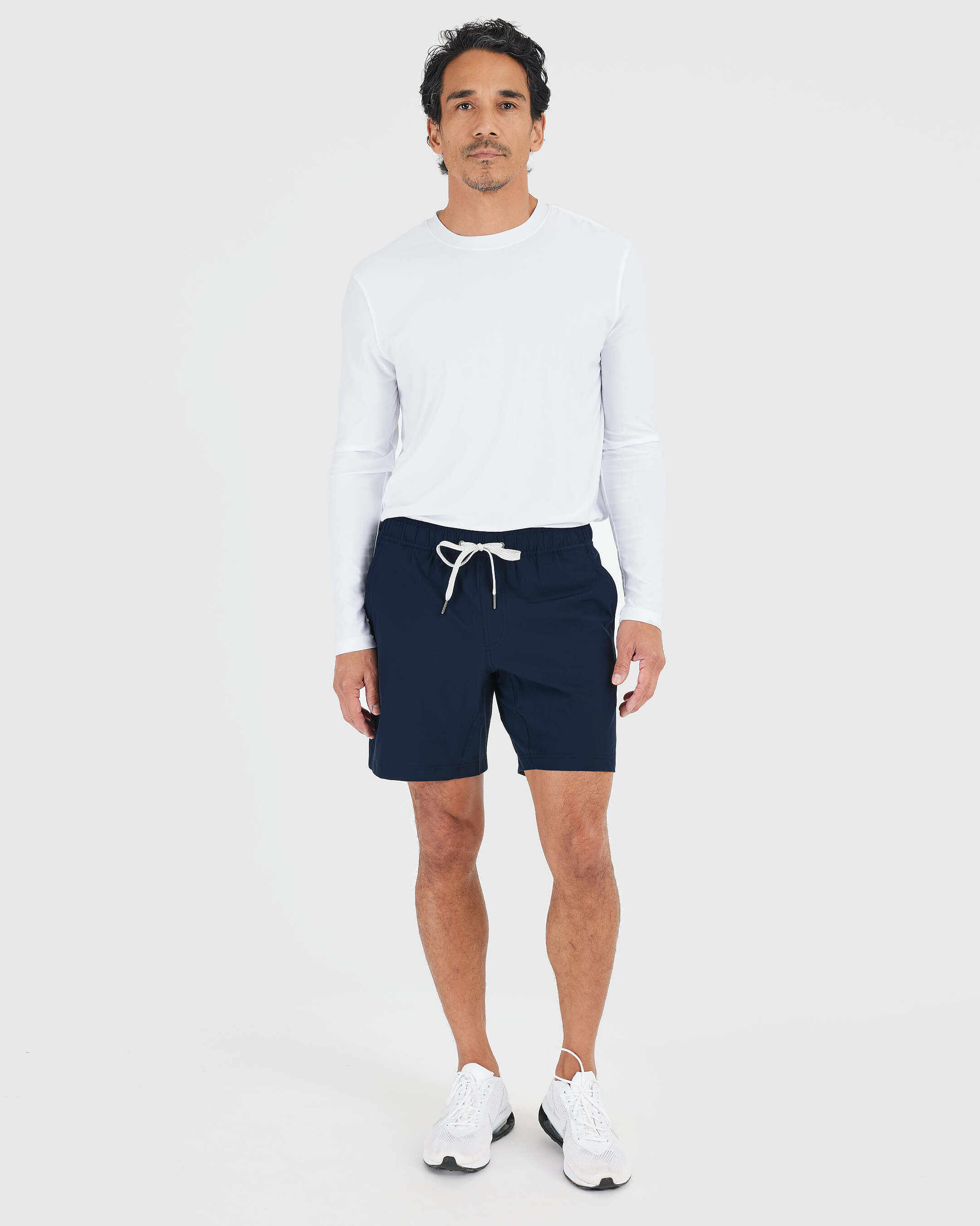 Navy Active Quick Dry Shorts with Liner