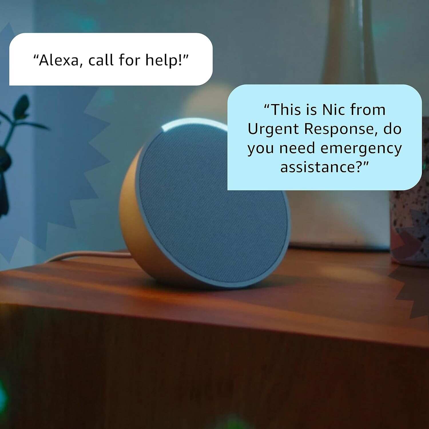 Amazon Echo Pop | Full sound compact smart speaker with Alexa | Charcoal
