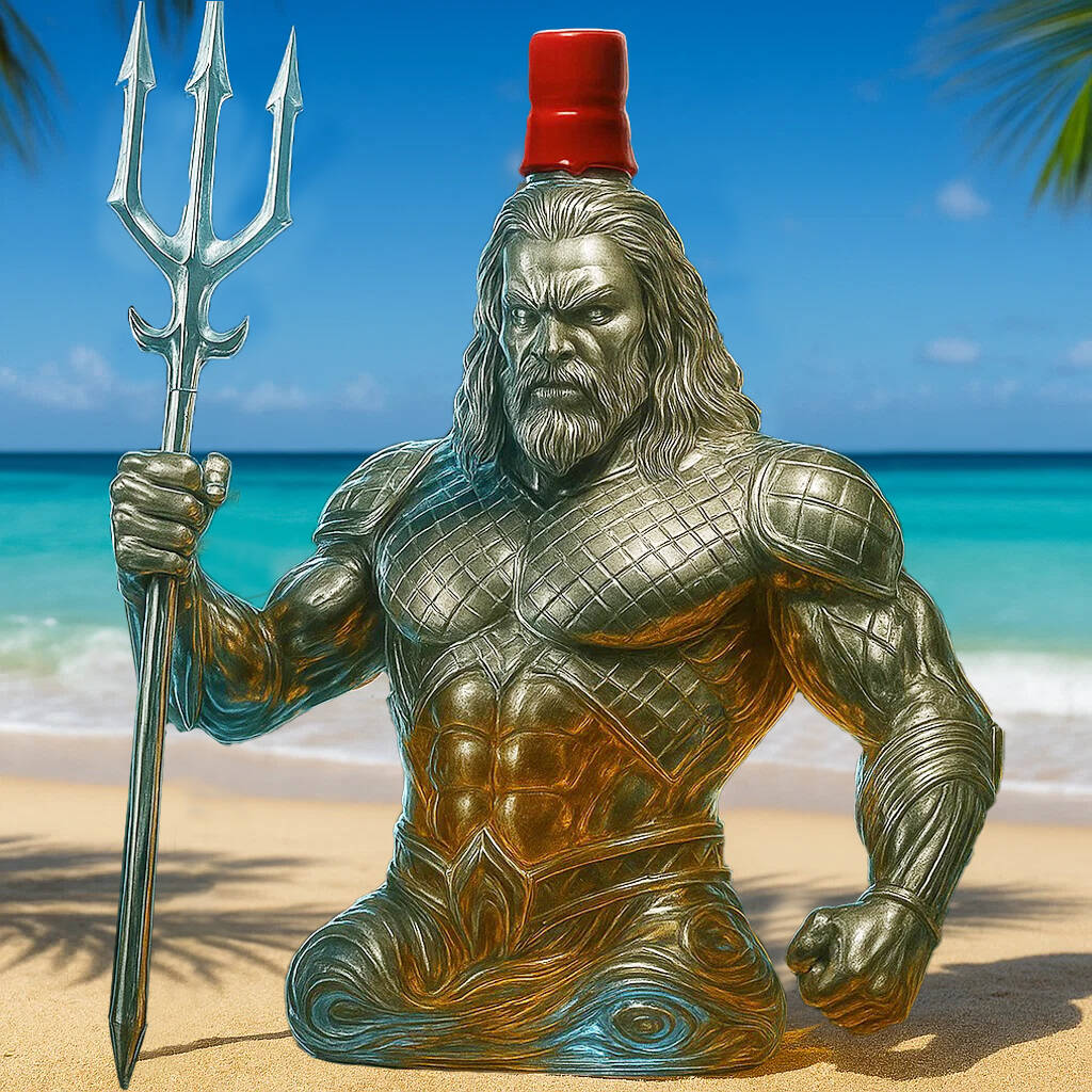 Aquaman Whisky Bottle