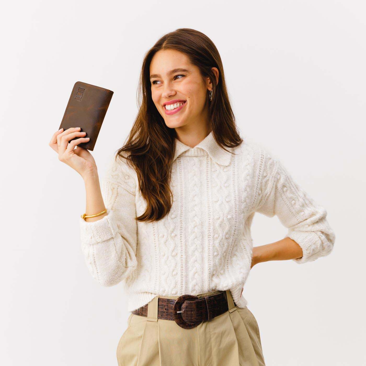 Leather Modern Passport Holder