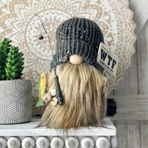 🎣Fishing Gnome Doll