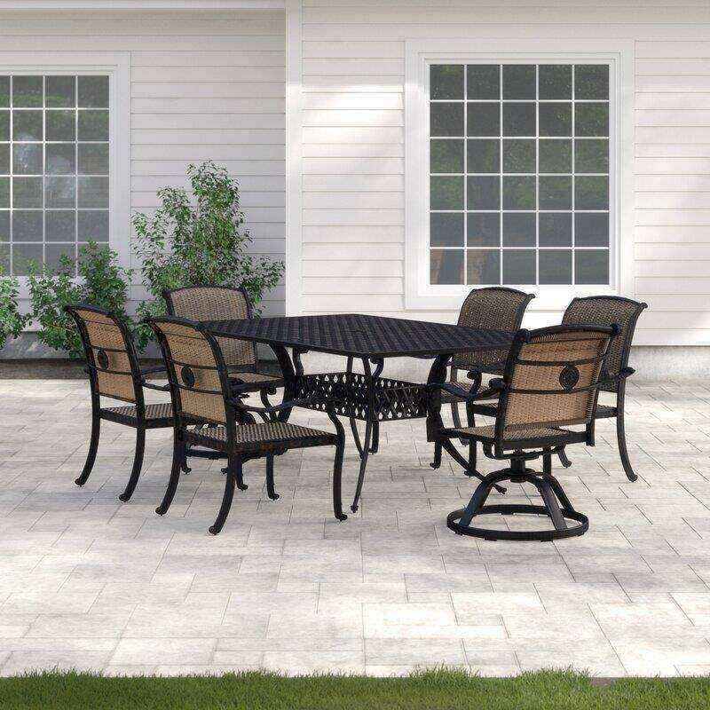 Harland Rectangular 6 - Person 72'' Long Dining Set