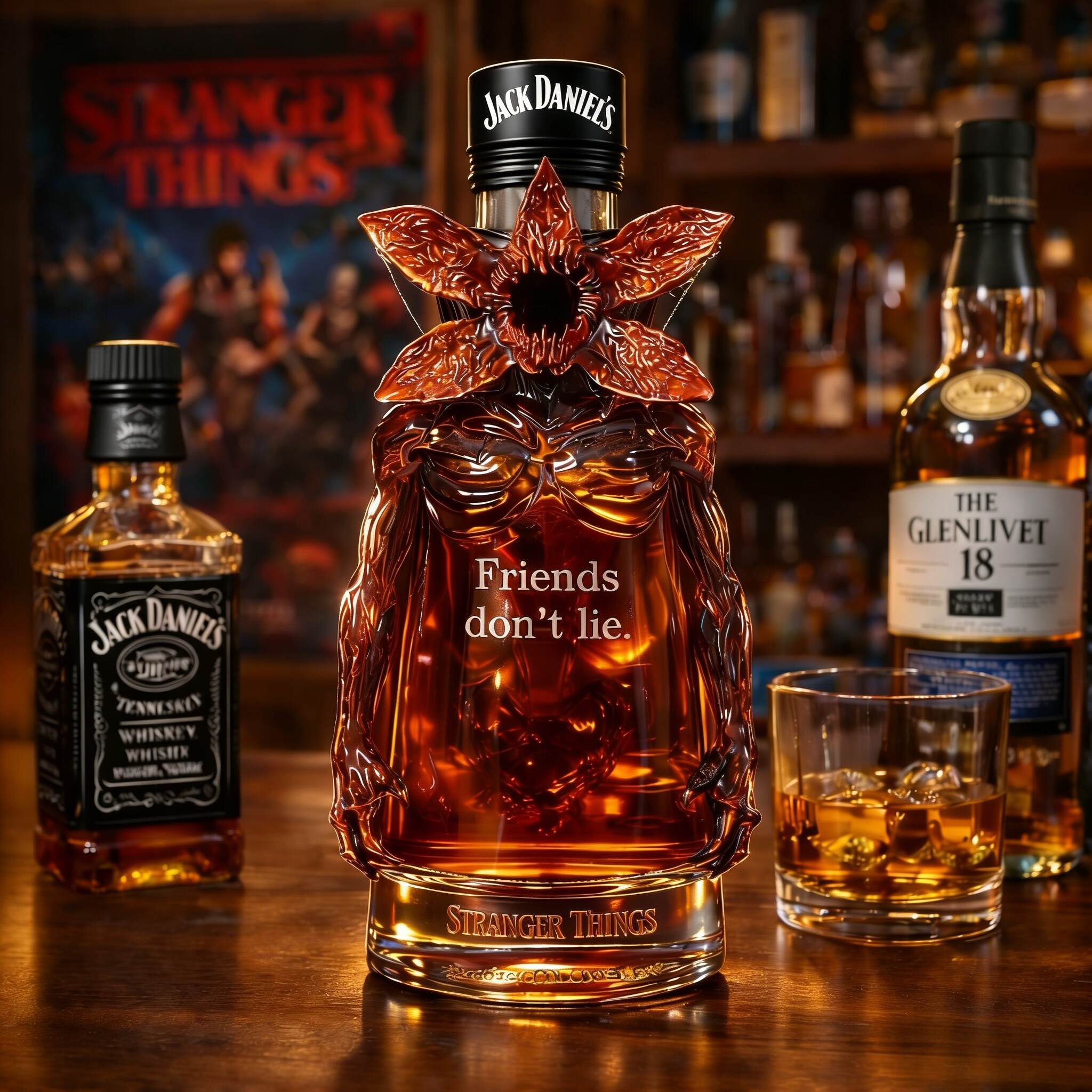 Stranger Things – The Other Side Ritual Whisky Bottle