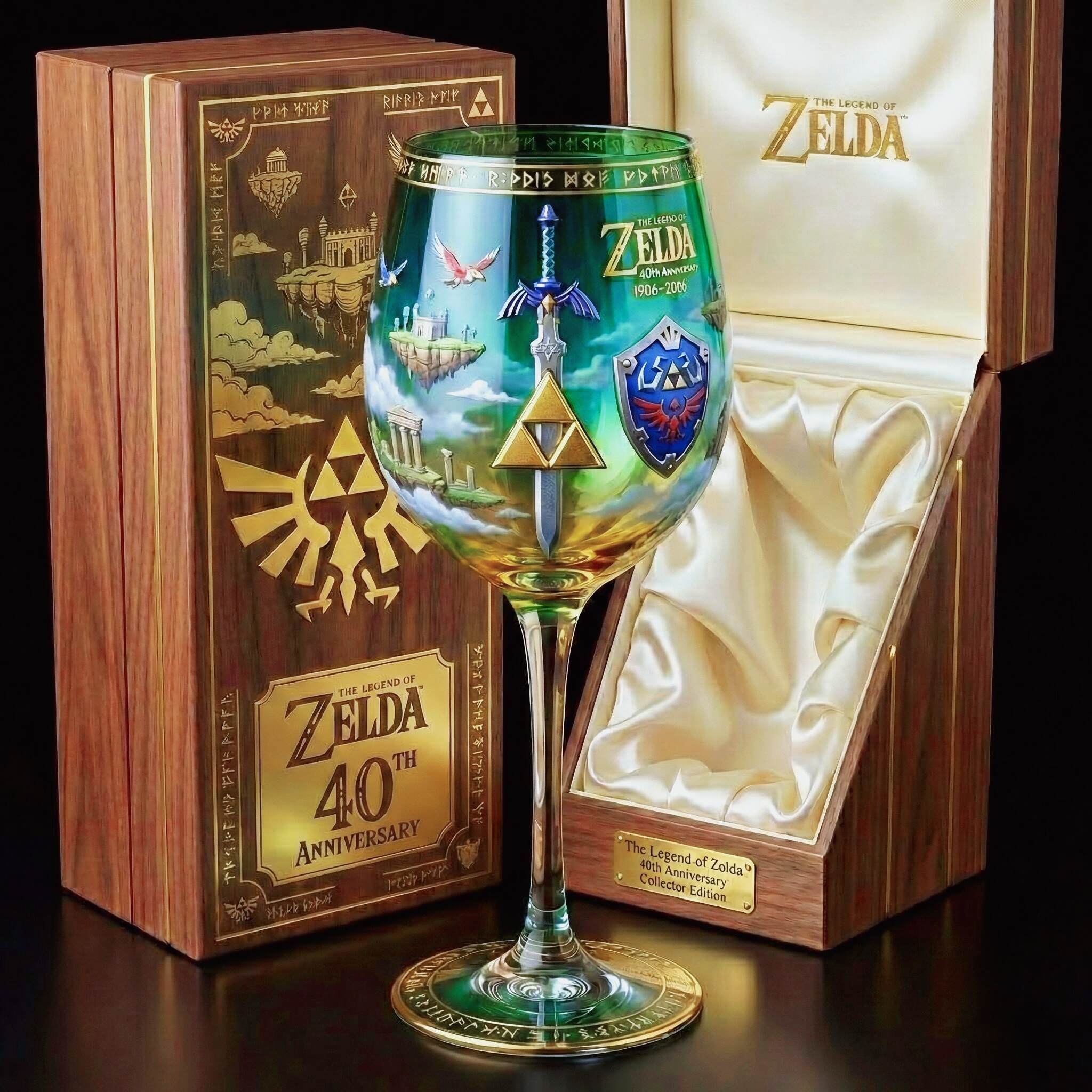 The Legend of Zelda 40th Anniversary Collector Glass