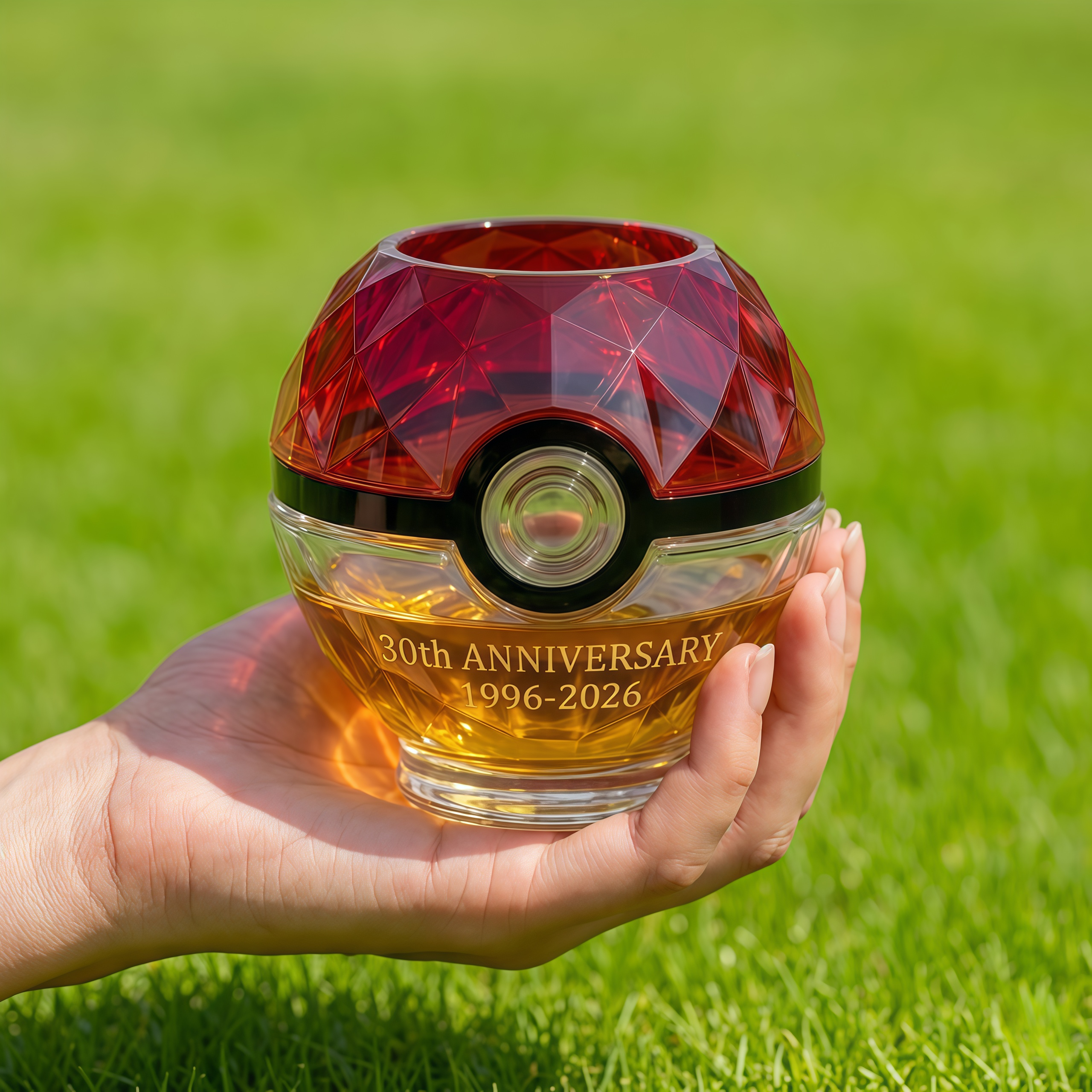 Pokémon 30th Anniversary Commemorative Poké Ball Glass