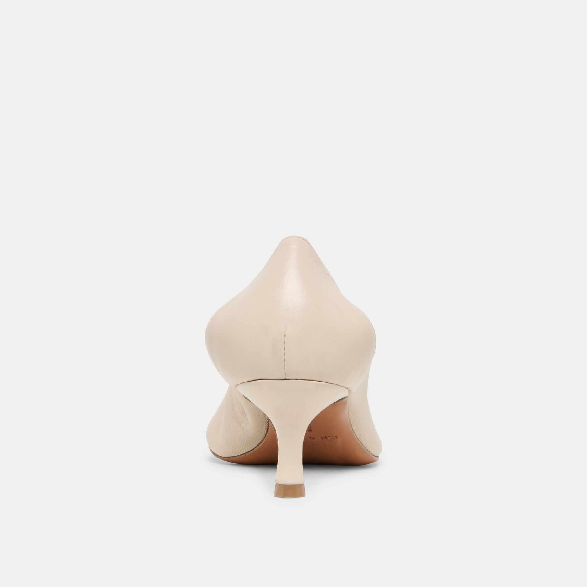 CELTIN HEELS OFF WHITE LEATHER