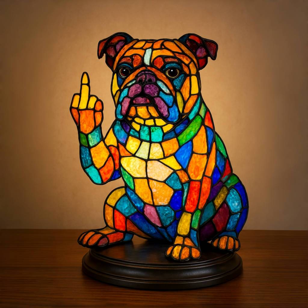 Funny Middle Finger Table Lamp