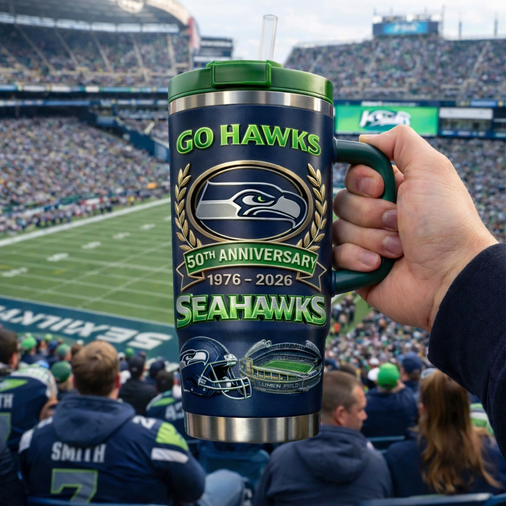 Seattle Seahawks 50th Anniversary Limited Edition Tumbler