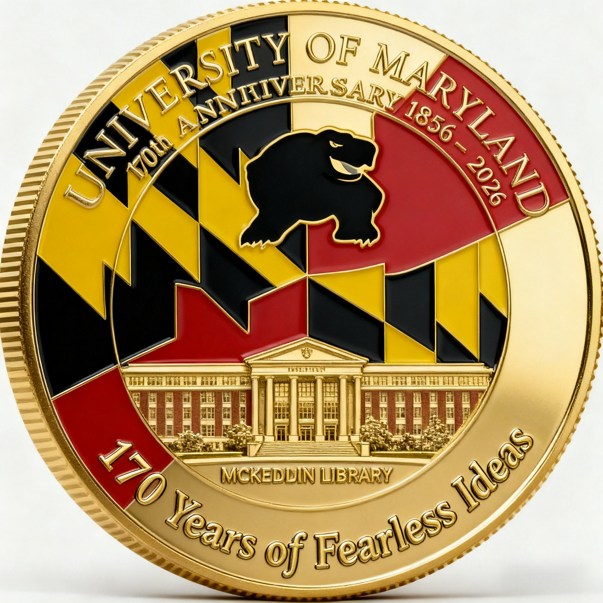 University of Maryland 170th Anniversary Coin