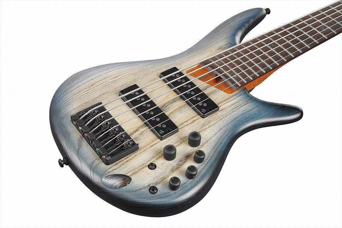 Ibanez SR Standard 6-String Electric Bass (Right-Handed, Cosmic Blue Starburst Flat)