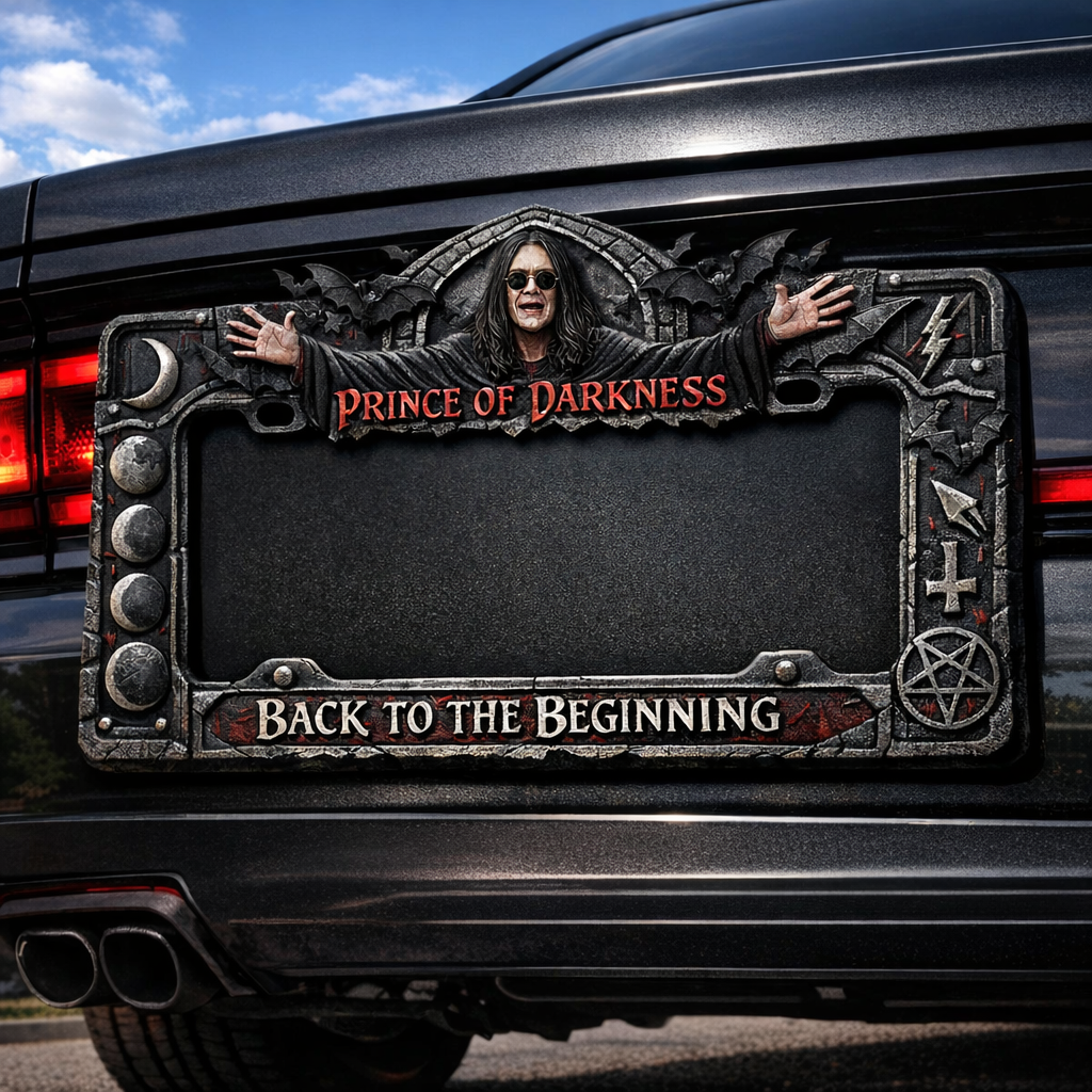 Prince of Darkness License Plate Frame
