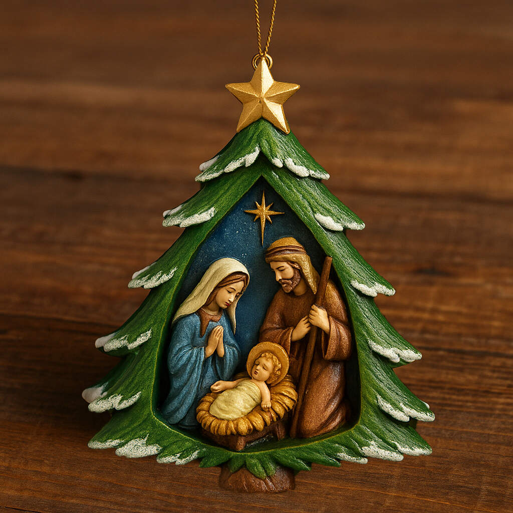 Nativity Christmas Tree Ornament