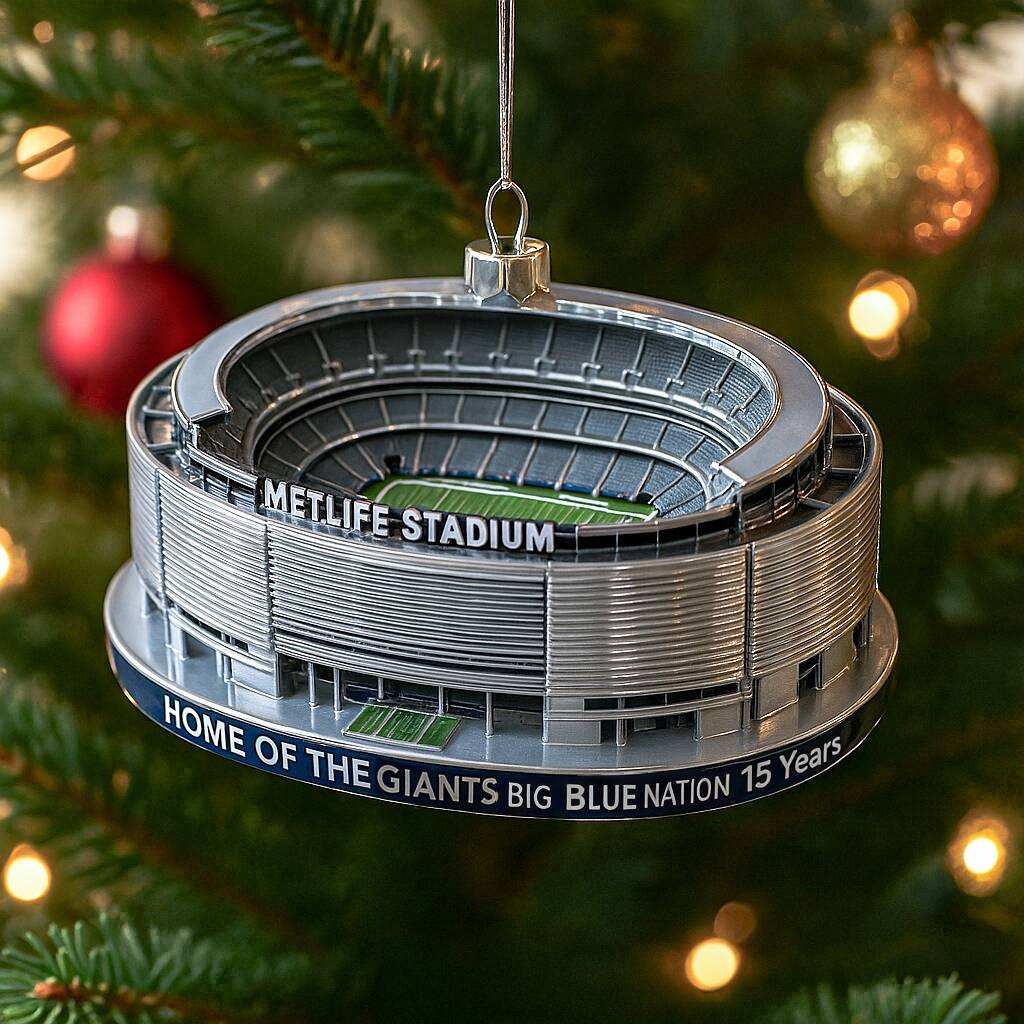 Giants Big Blue Pride MetLife Stadium Ornament