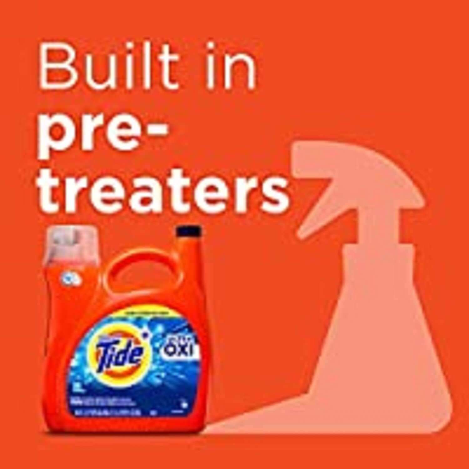 Tide Ultra Oxi Laundry Detergent Liquid Soap, High Efficiency (HE), 59 Loads, Blue, 84fl oz (Pack of 1)