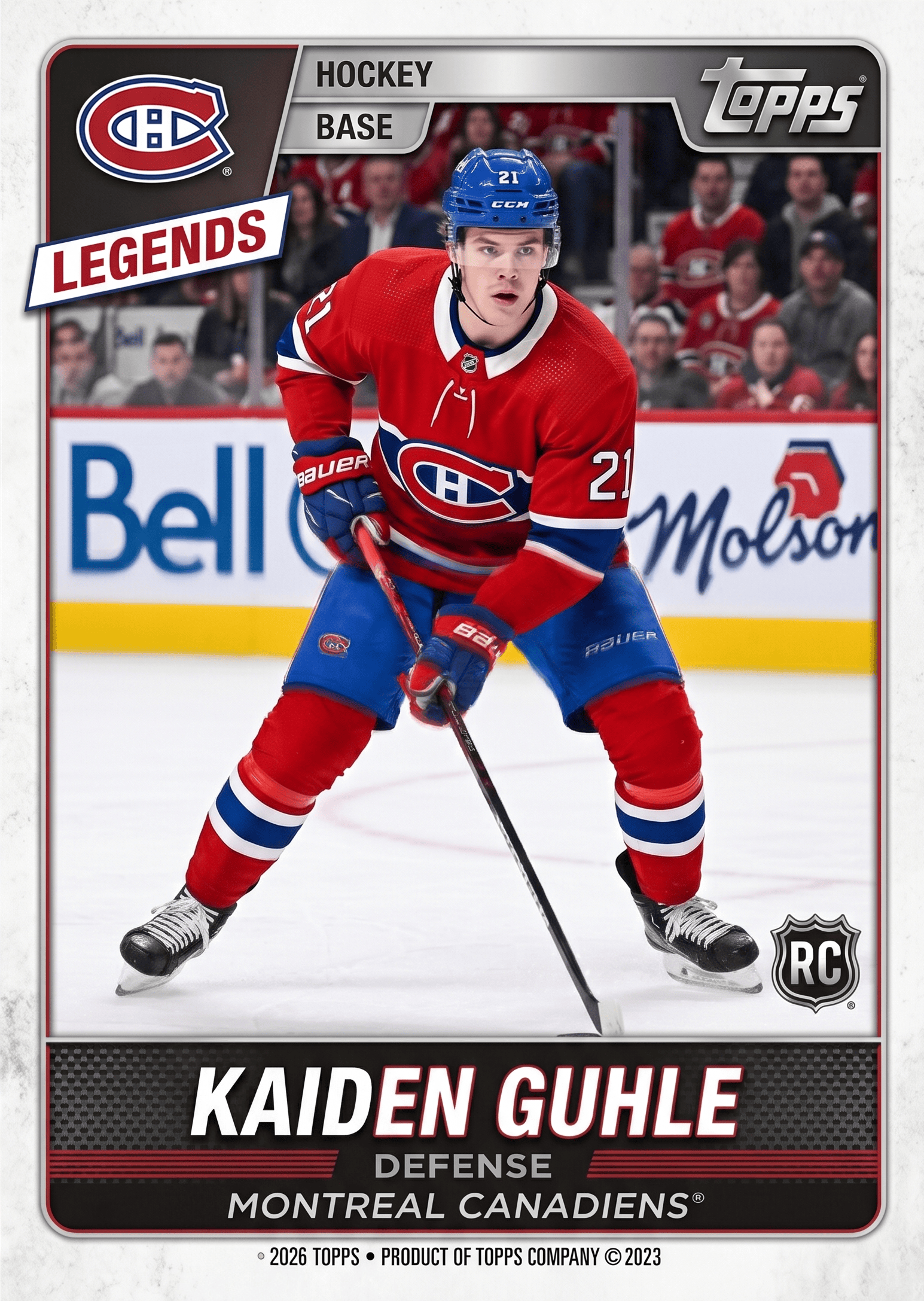 2026 Montreal Canadiens Legends Edition Hobby Box