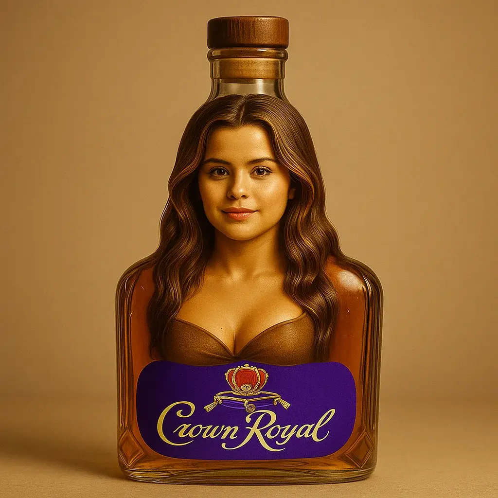 Selena Gomez Whiskey Bottle