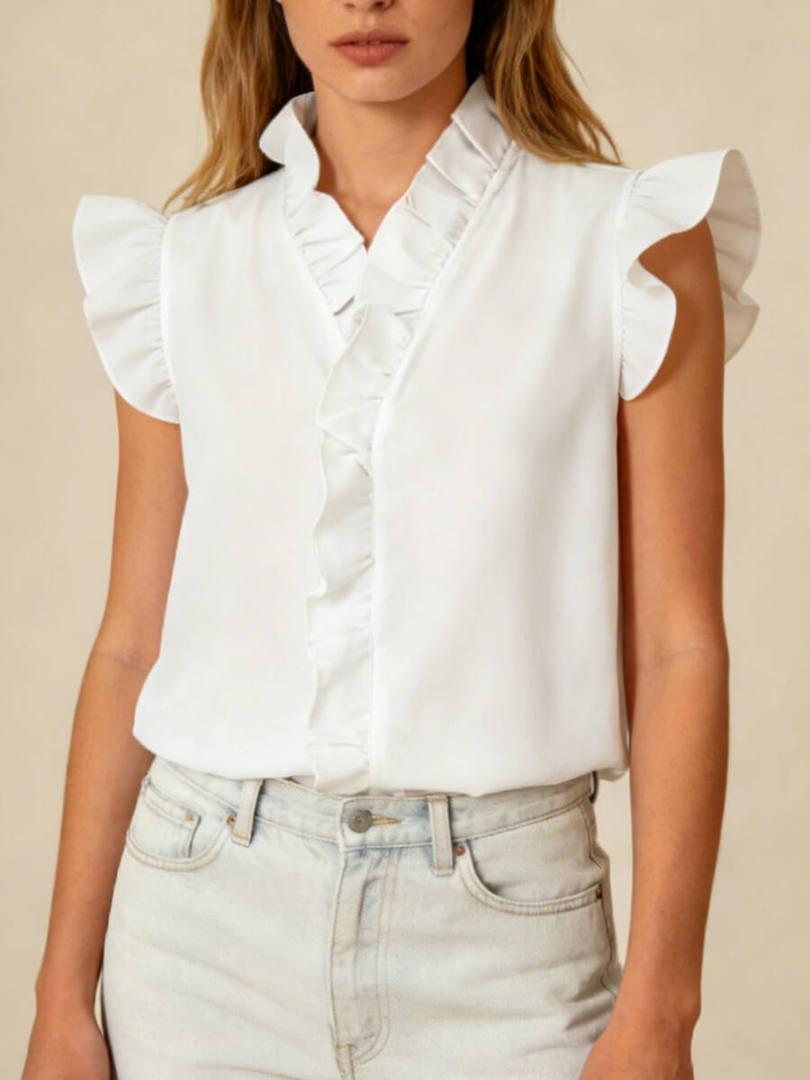🔥Summer Arrivals🌟Women's Short-sleeved Ruffle Top