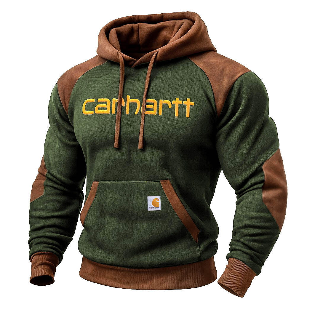 Men's Vintage Western Cowboy Embroidered Hoodie