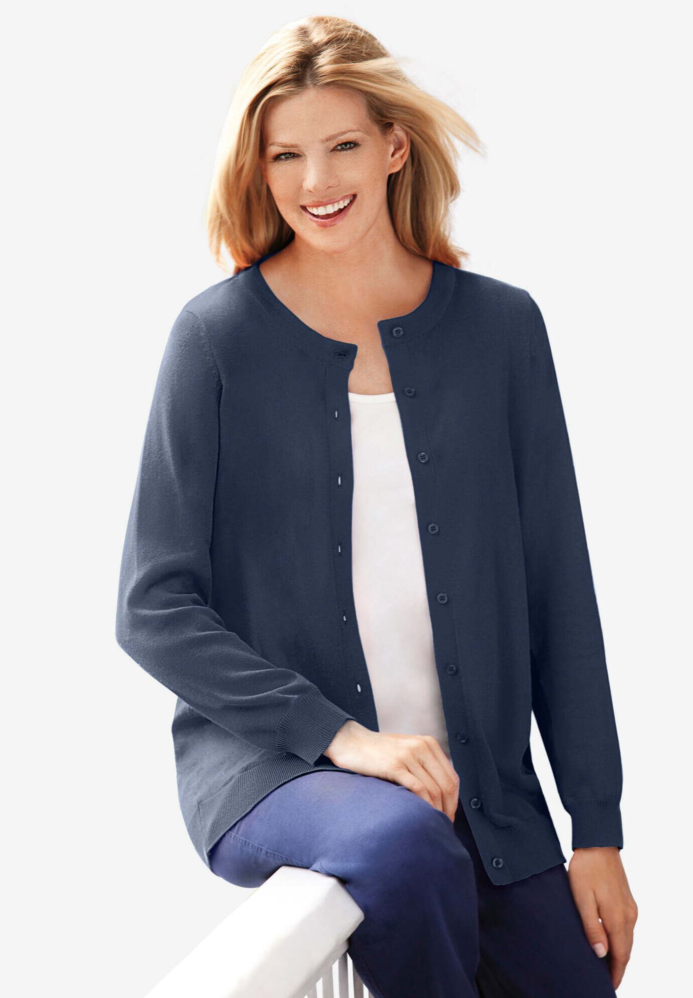 Perfect Long-Sleeve Cardigan
