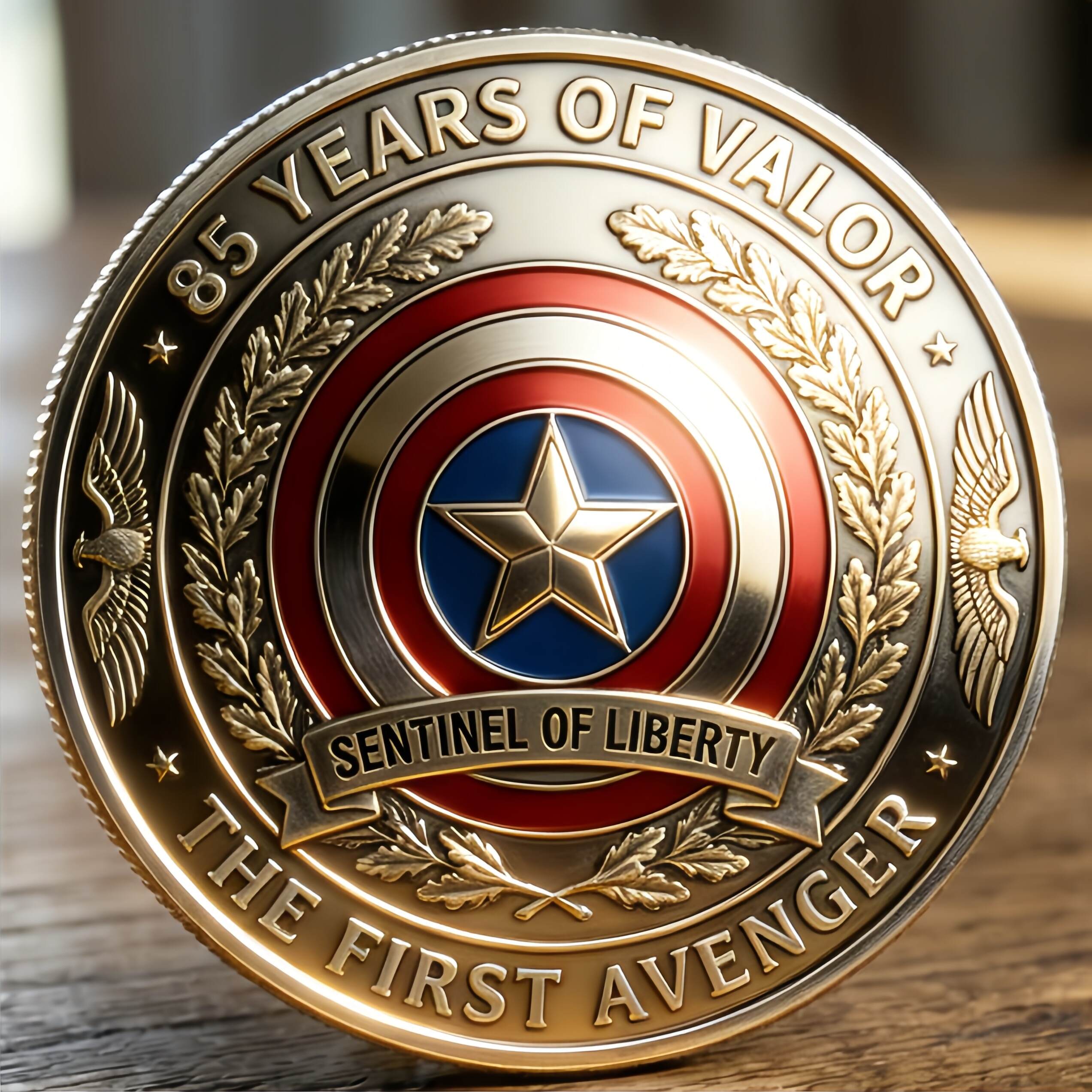 Captain America – 85 Years of Valor Commemorative Coin
