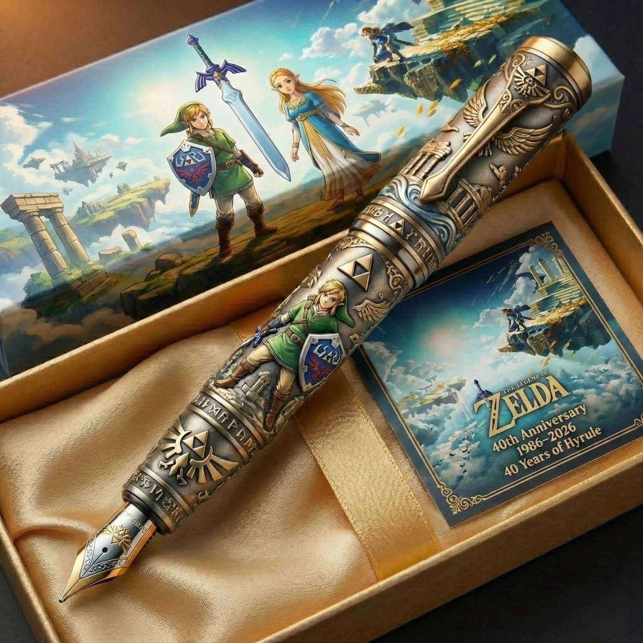 ✒️ The Legend of Zelda – 40th Anniversary Collector’s Pen