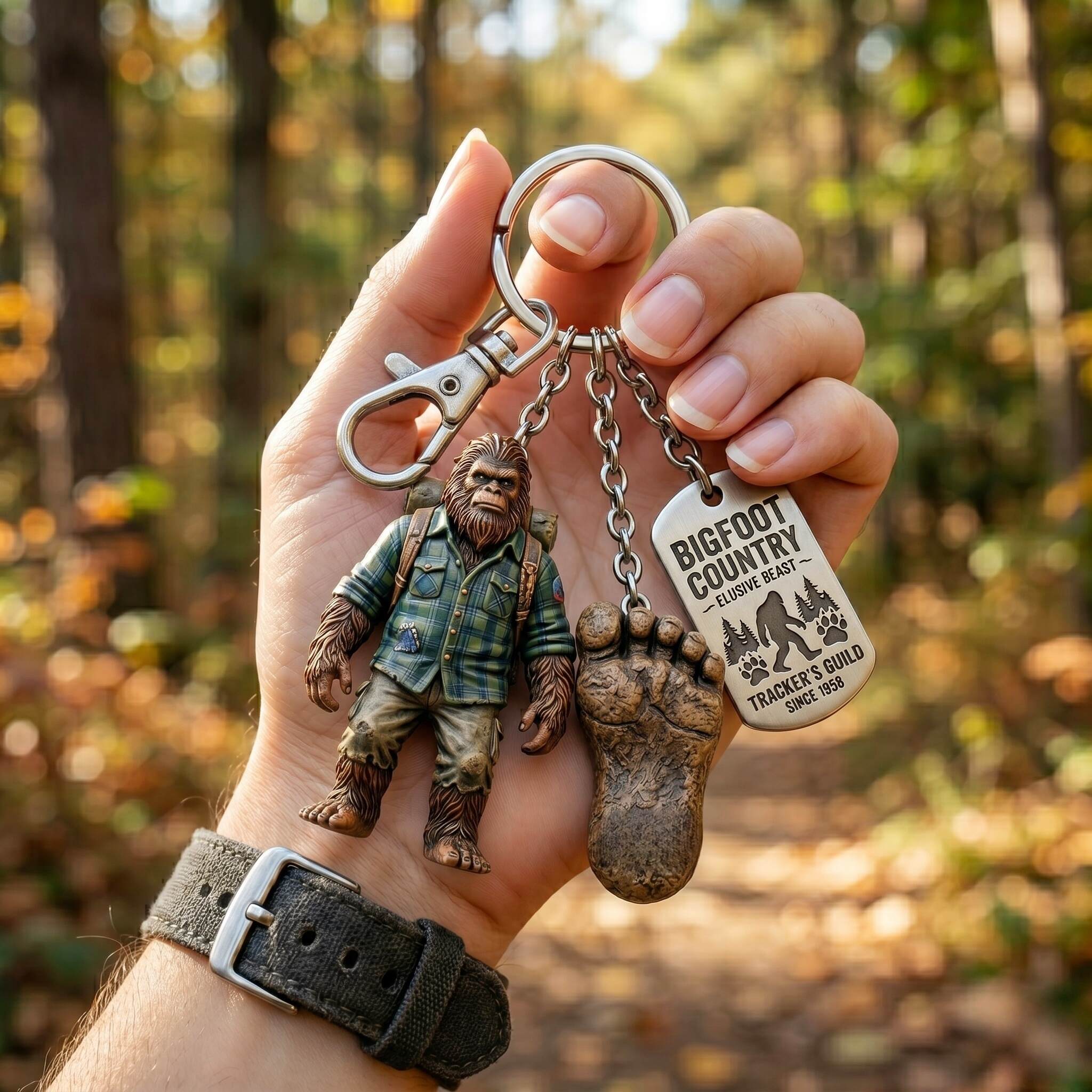 Bigfoot Pathfinder Adventure Keychain