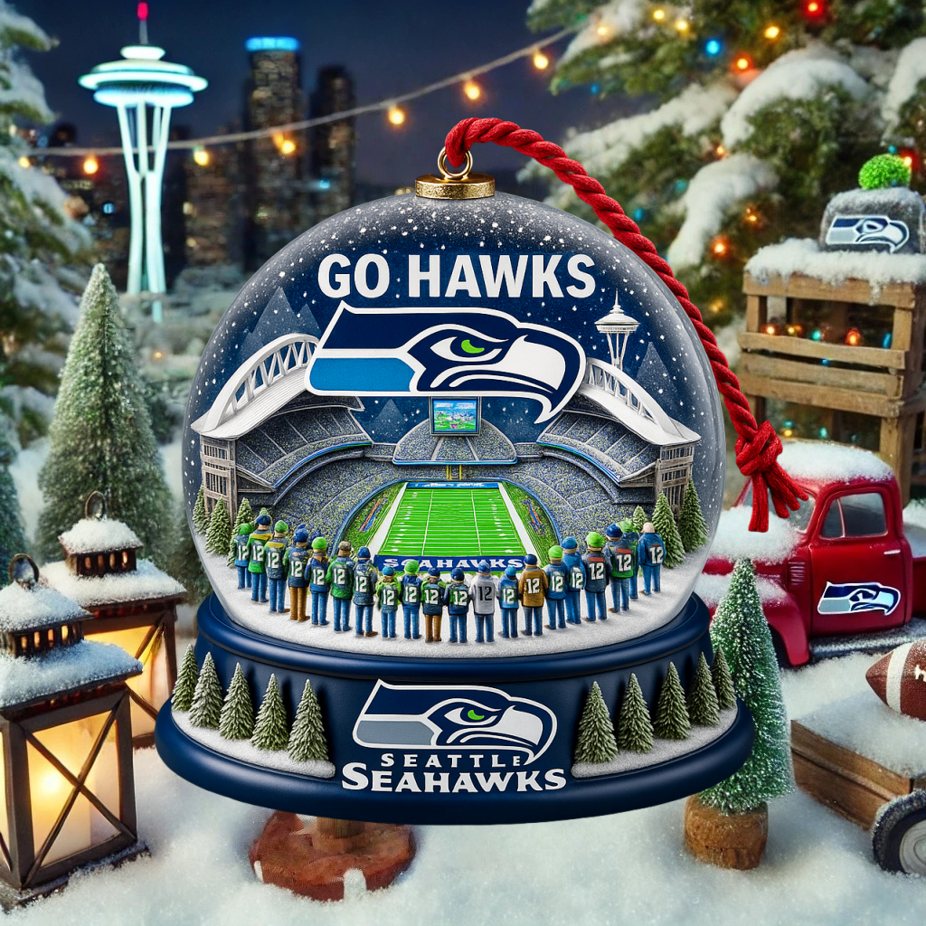 Seattle Seahawks Christmas Decorations