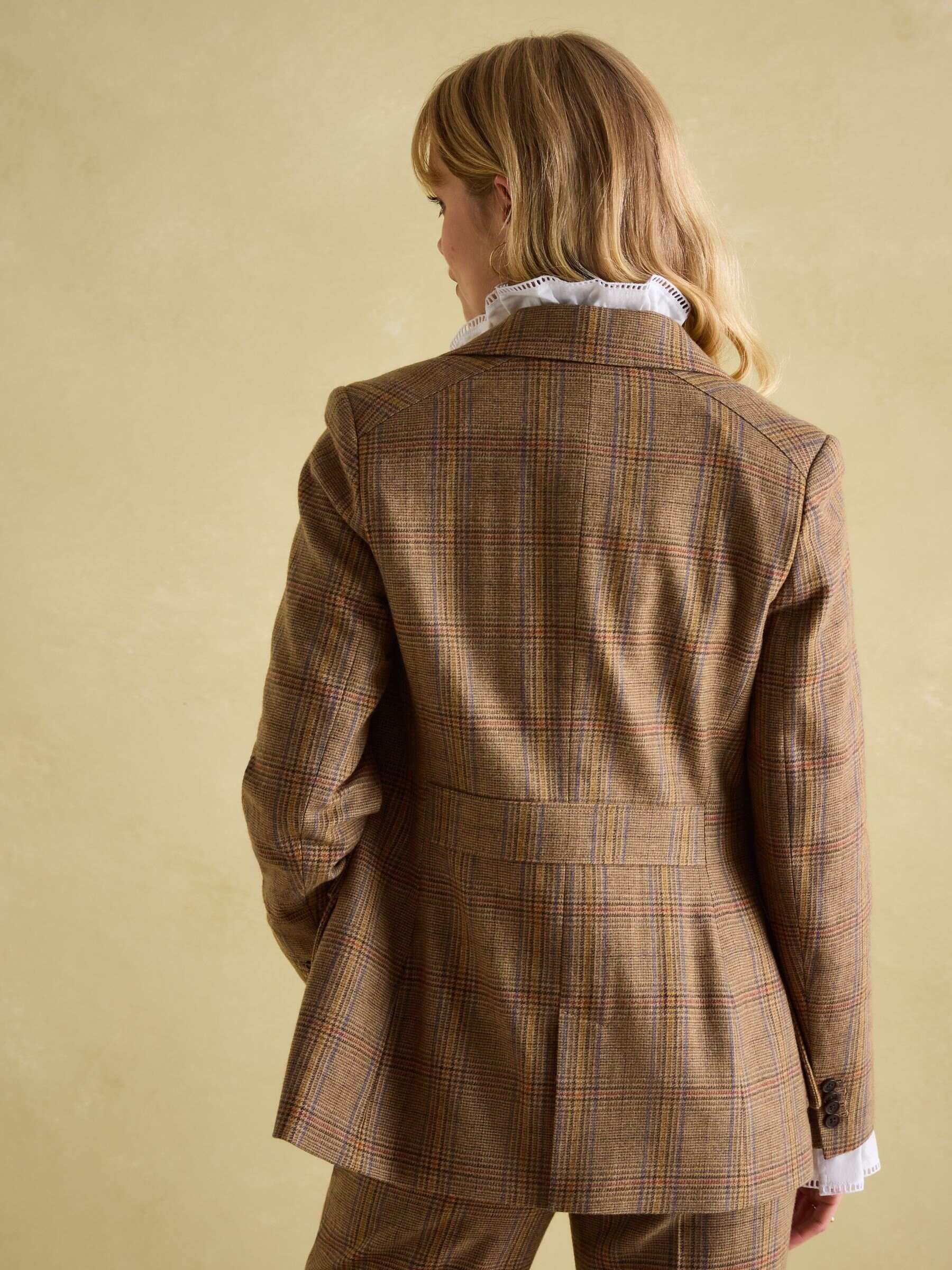 Foxley Brown Check Tweed Suit Blazer