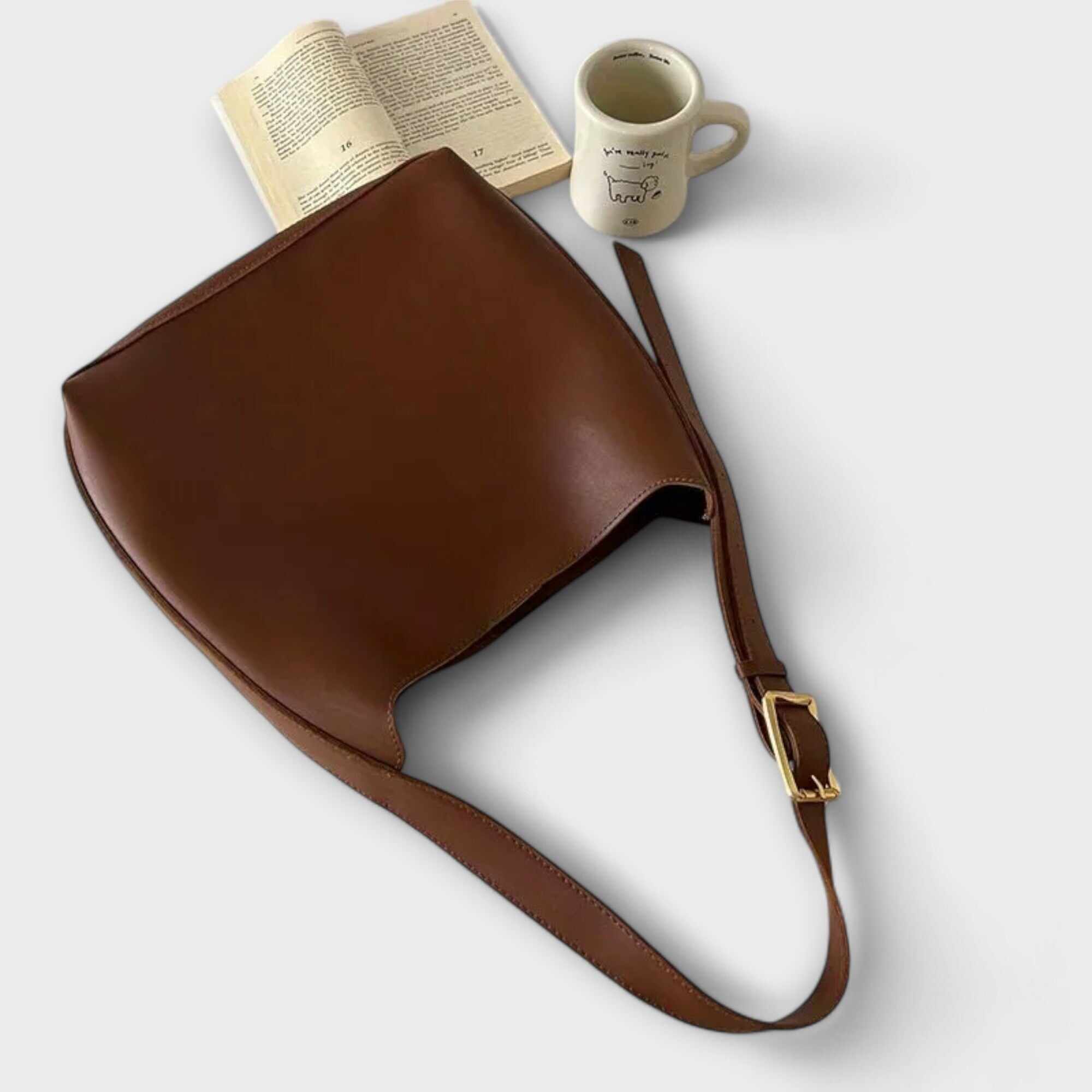 Olivia – Elegant Leather Shoulder Bag