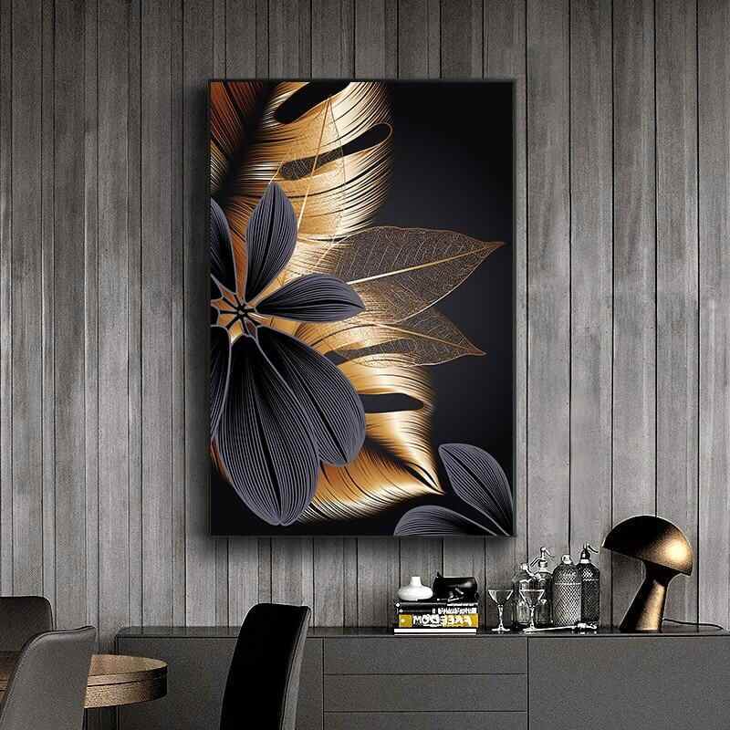 Black And Gold Wall Art
