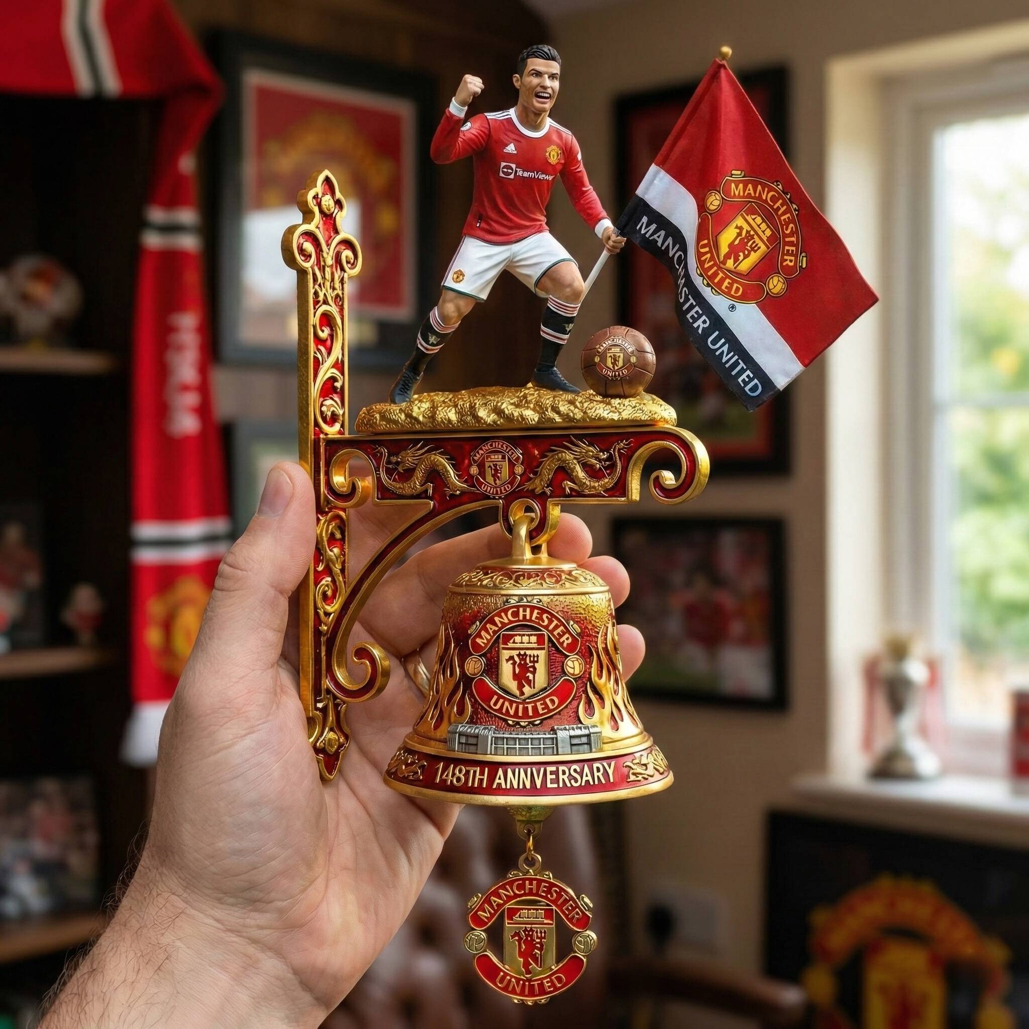 Manchester United 148th Anniversary Limited Edition Wall Bell